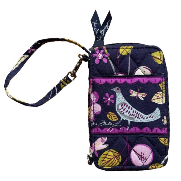 Vera Bradley Handbags - Vera Bradley Cotton RFID Smartphone Wristlet Felicity Paisley